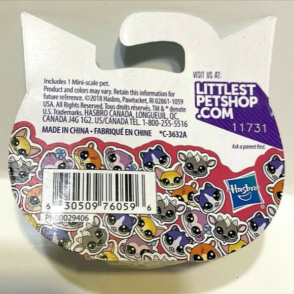 Littlest Pet Shop Lot of 2 Cat & Light Purple Duck LPS Mini-Scale Hasbro New NIP - Picture 10 of 10